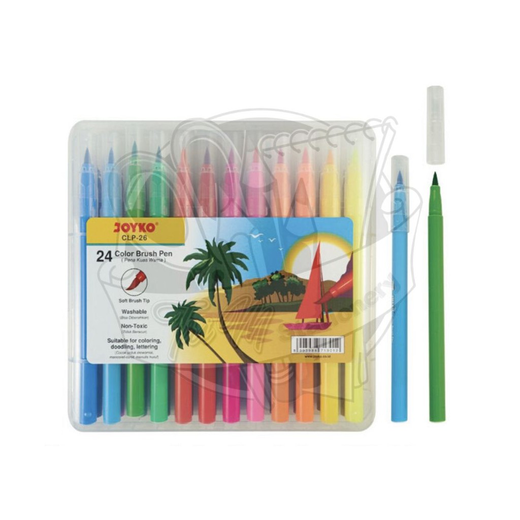 

Joyko Color Brush Pen CLP-26 24 Warna