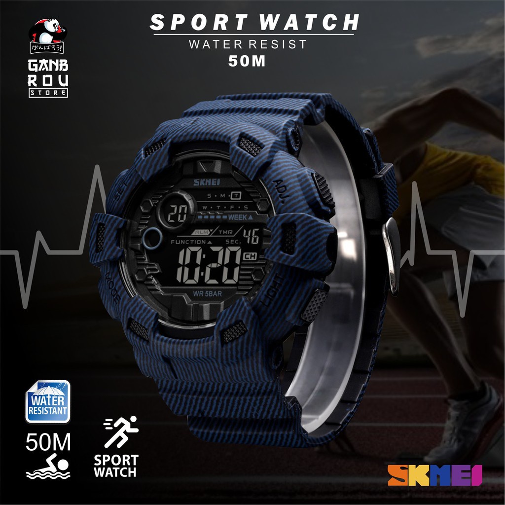 SKMEI Jam Tangan Wanita Original / Jam Tangan Olahraga Wanita Anti Air / Arloji Tangan Wanita