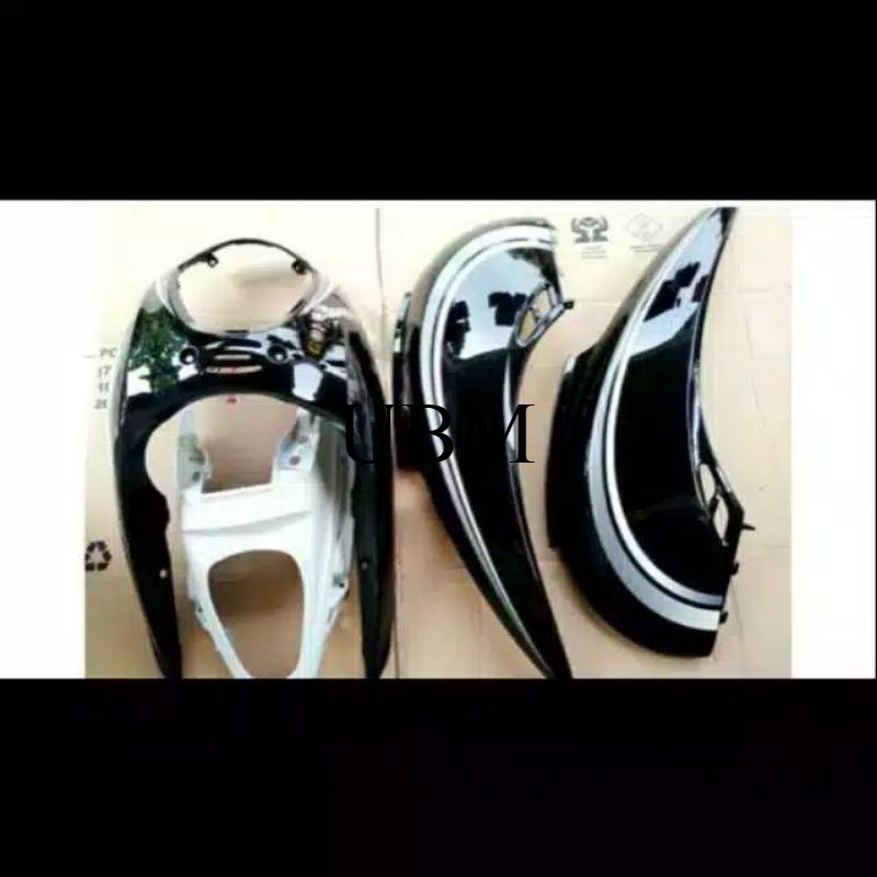 Full body halus honda scoopy old karbu hitam