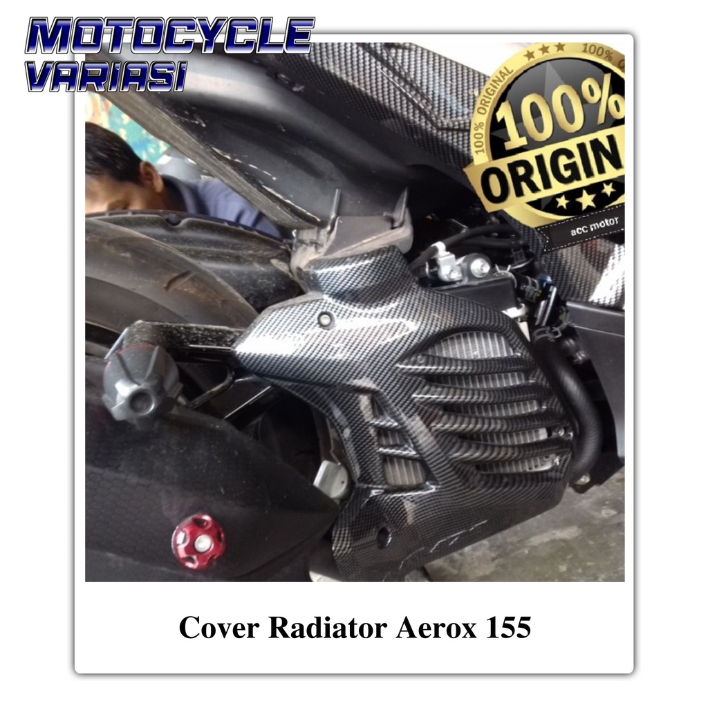 Cover radiator carbon aerox 155 NEMO