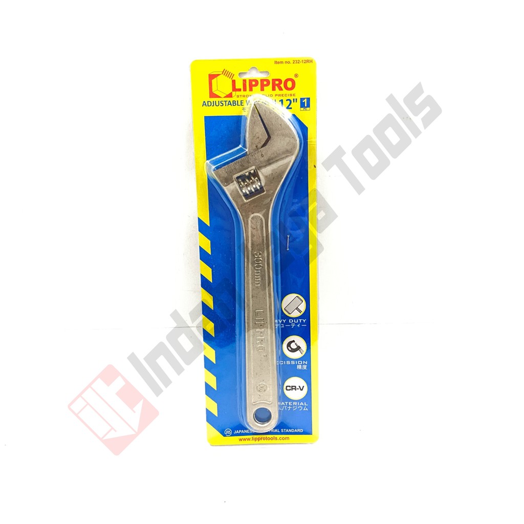 LIPPRO 232-12RH Kunci Inggris 12 Inch - Adjustable Wrench Kunci Bago