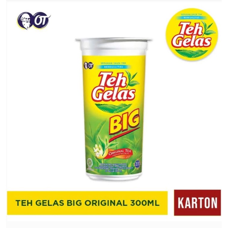 

minuman TEH GELAS BIG ORIGINAL 300 ML (24 PCS)