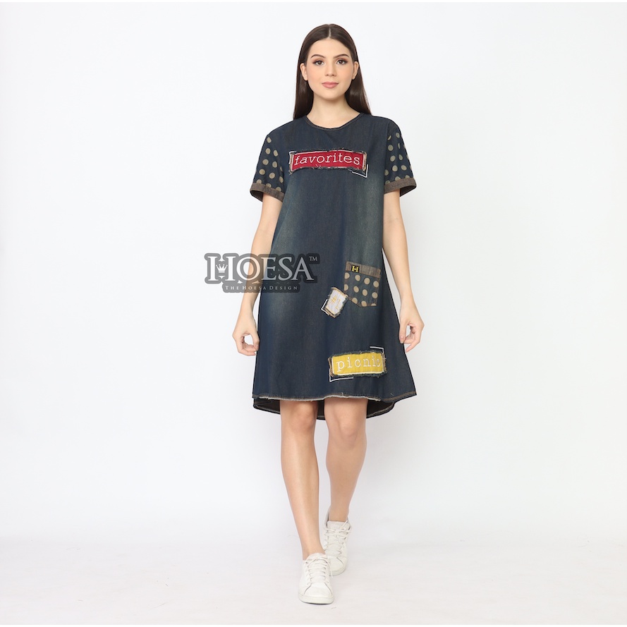 DRESS JEANS/ DRESS FAVORITE/ DRESS TERLARIS/ DRESS JEANS APLIKASI