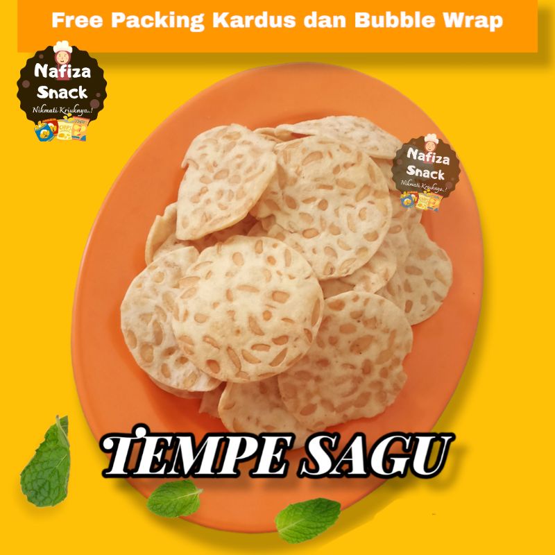 

SNACK Kiloan Tempe Sagu 250 Gram/Snack Kiloan Keripik Tempe Sagu/Keripik Tempe Renyah TERMURAH/NAFIZA SNACK