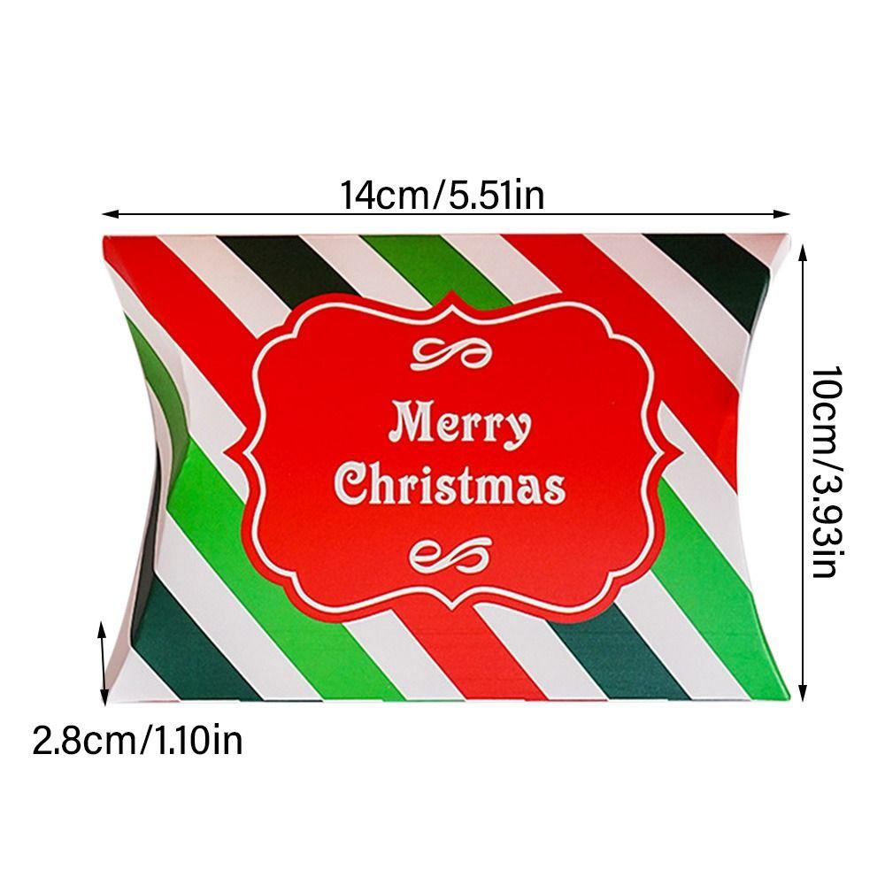 Solighter Kotak Kado Natal Party Decor Cookie Box Rusa Merry Christmas