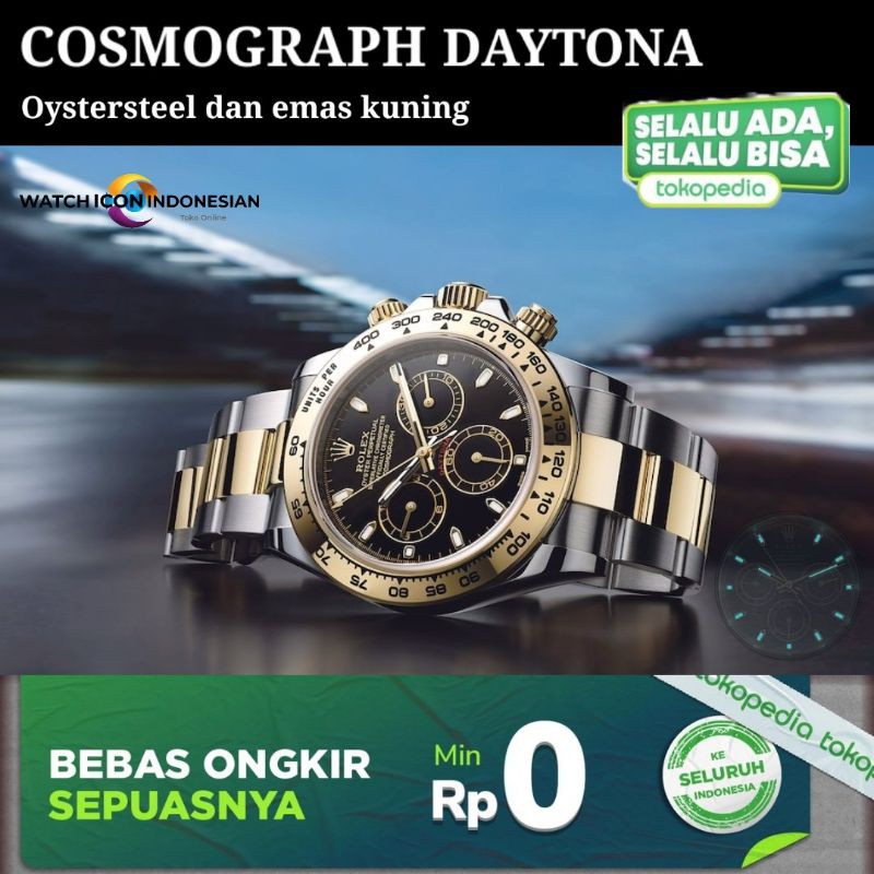 Jam Tangan Pria Merk Rolex Oyster Perpetual Cosmograph Daytona FullSet