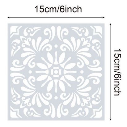 Plastic Stencil - Stensil Dekorasi Motif_MANDALA16