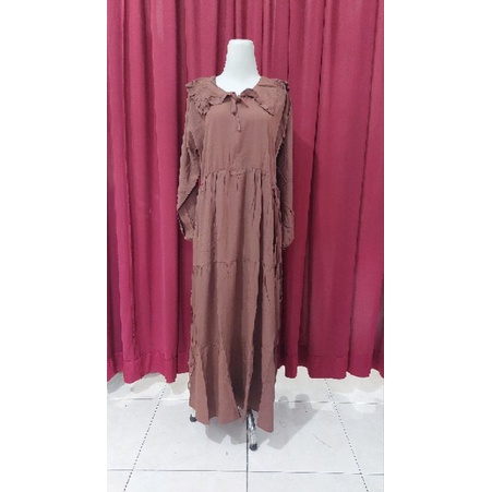 GAMIS RAYON POLOS TERMURAH BUSUI || GAMIS RAYON SYARI PREMIUM FELISHA HOMEY DRESS || GAMIS RAYON KERAH-6