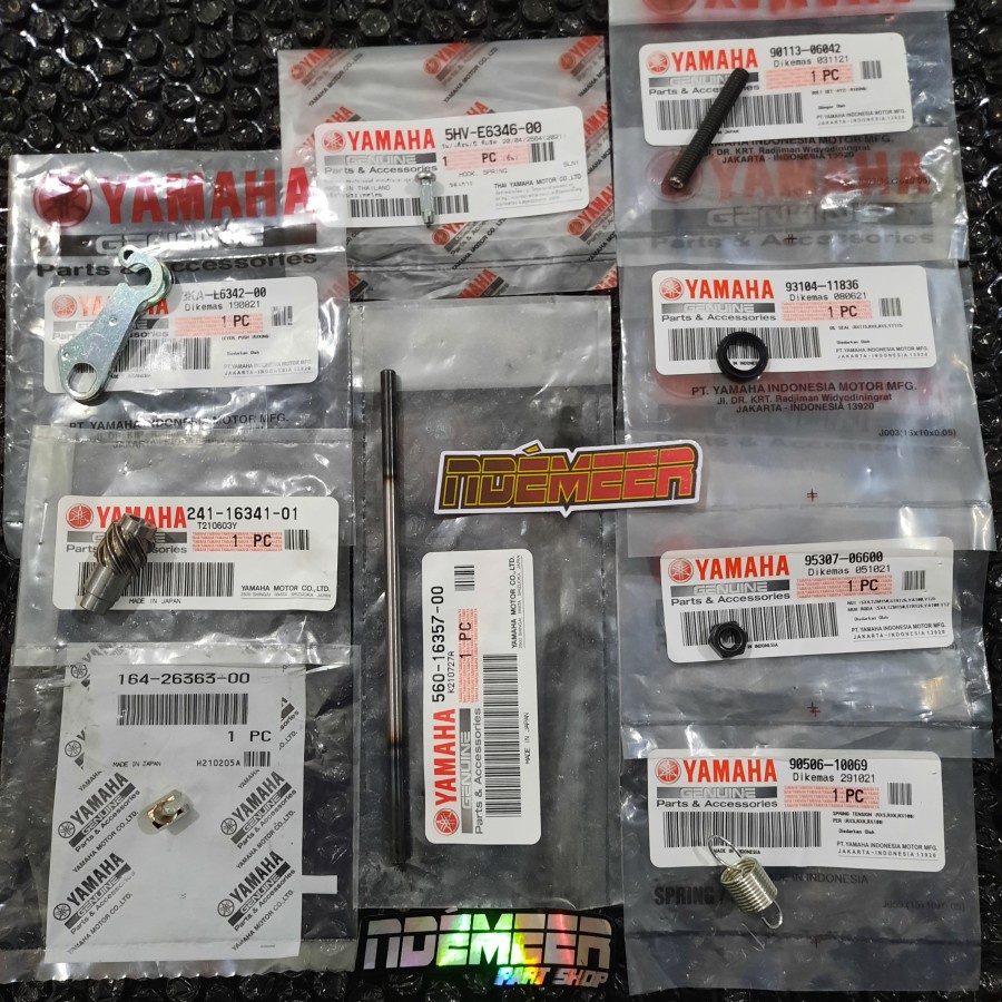 stut kopling rx king original set sirip meri