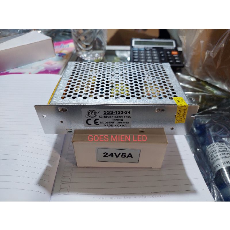 power supply 24 v 5 ampere bodi kecil