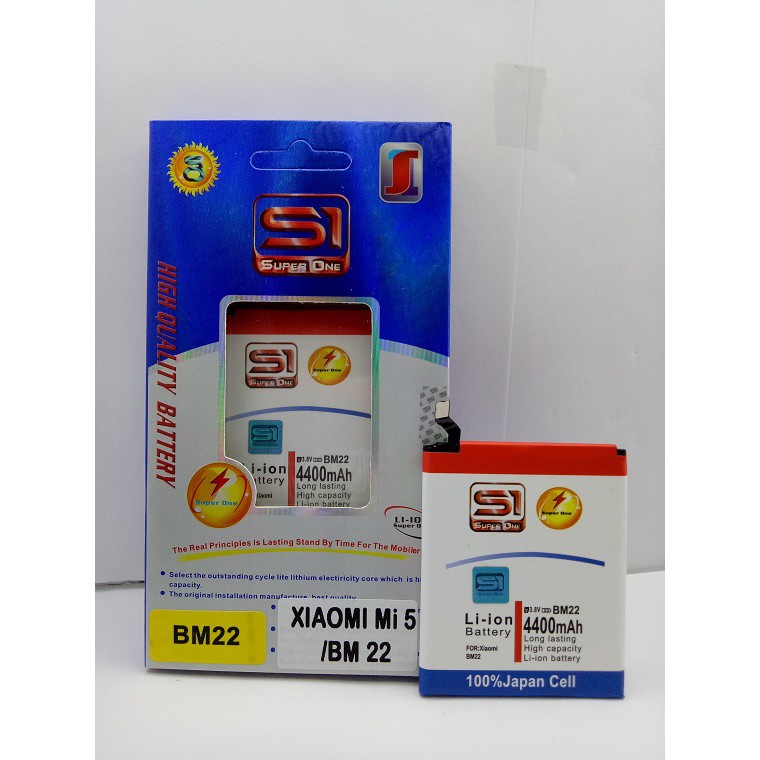 BATERAI XIAOMI BM-22/5/XIAOMI 5 PRIME/XIAOMI 5 PRO BATERAI SUPER ONE BATERAI DOUBLE POWER