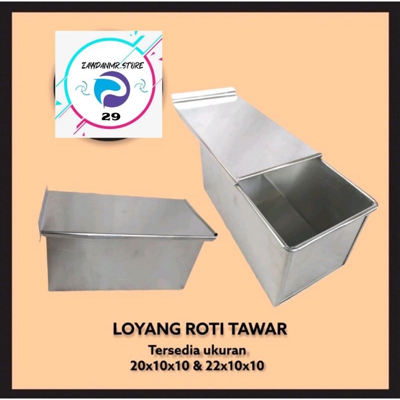 Loyang Roti Tawar Tutup bongkar pasang/Loyang Baking pan