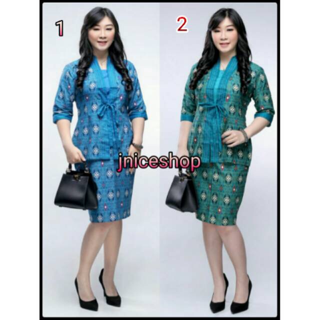 Rok and Blus Batik Wanita Perempuan Kartika Tenun