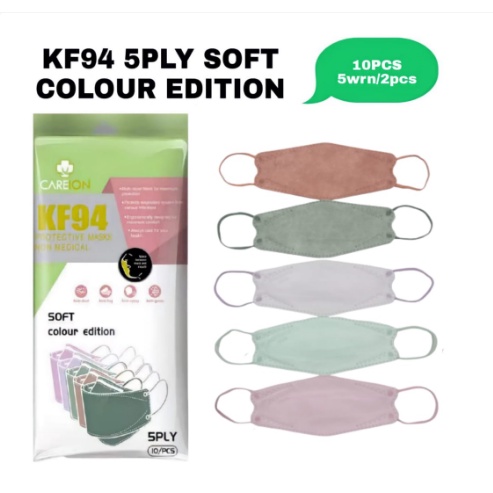 Masker KF94 Mix warna soft Best Seller