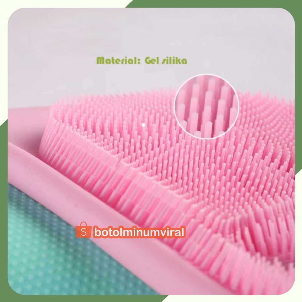 Silikon Dish Scrubber Sarung Tangan Karet Food Grade REMIUM