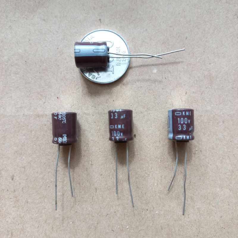 [10pcs] Elco 33uf 100v