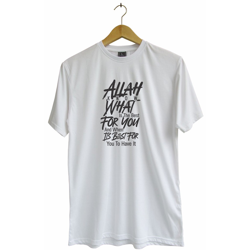 Kaos Dakwah /Allah know  /Kaos Islami /Kaos Muslim /Kaos Sufi /Kaos distro