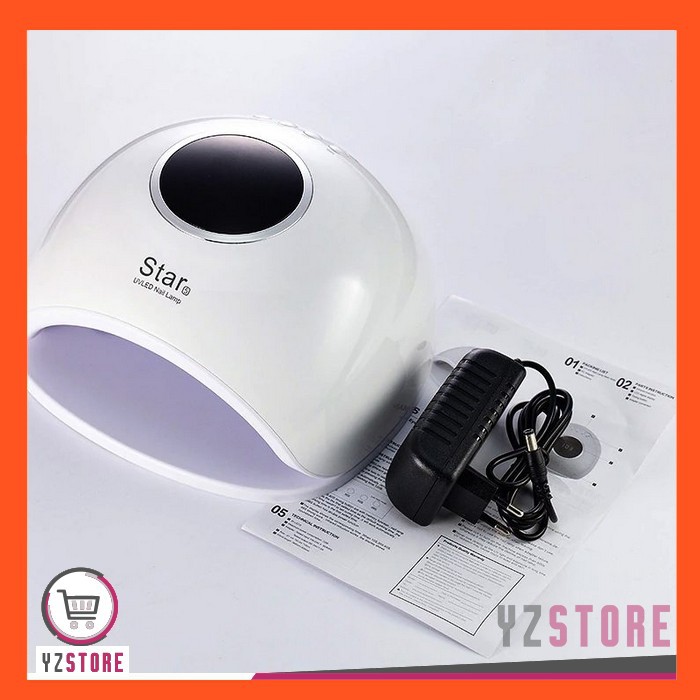 Pengering Kutek kuku Gel Nail Art Manicure Dryer Lampu LED Smart UV YZ06