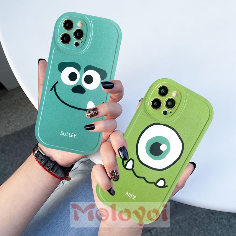 Soft Case TPU Motif Monster Mata Besar Untuk iPhone 7Plus XR 8plus 12 13 11Pro MAX 8 7 6 6S X XS MAX SE 2020