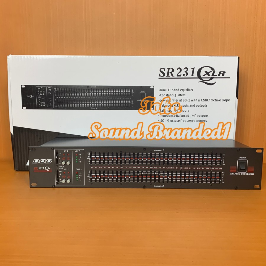Equalizer DOD SR231/SR 231QX 31 CHANNEL