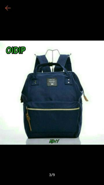 Backpack anelo polos / tas ransel sekolah / tas ransel pria dan wanita