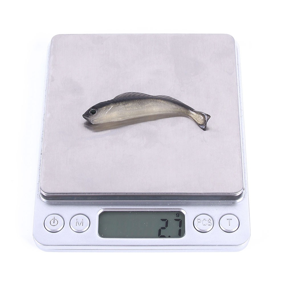 HENGJIA 10Pcs 6.8cm/2.7g Softfish Umpan Pancing Swimbait Ikan Bait Fishing Lure Bass Wobbler Tackle