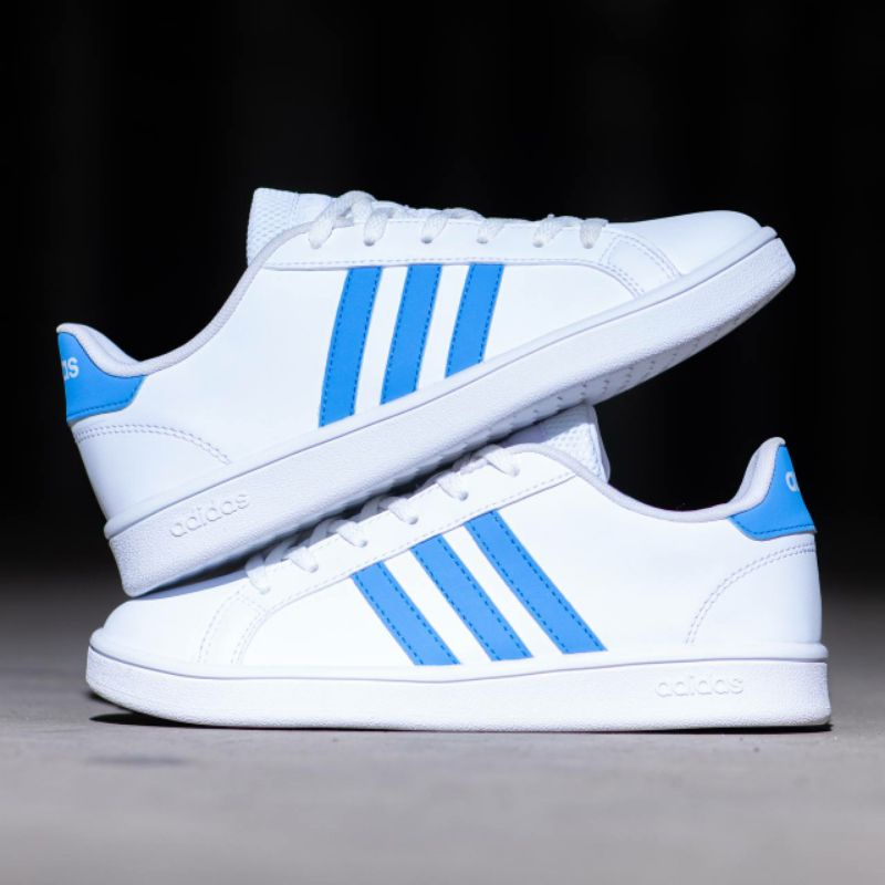 ADIDAS GRAND COURT WHITE BLUE ICE