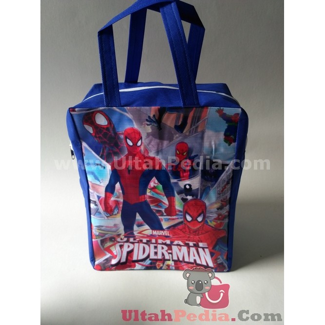 

Tas Ultah Anak | Souvenir Ulang Tahun| Goodiebag Resleting SPIDERMAN