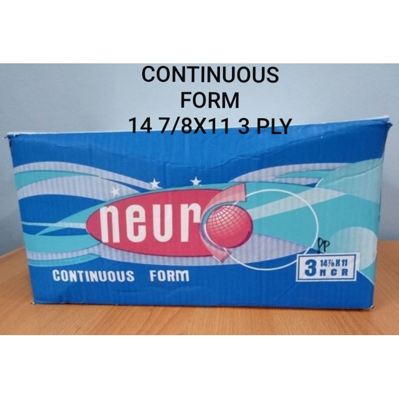 

Kertas Komputer Continuous Form NEURO 14 7/8 x 11 3 PLY Full