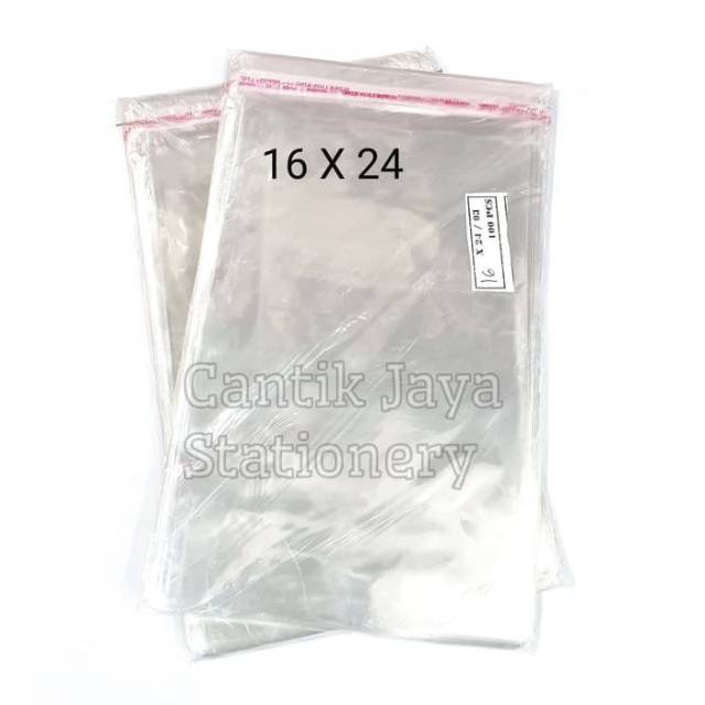 Plastik Undangan, souvenir, opp seal 16x24