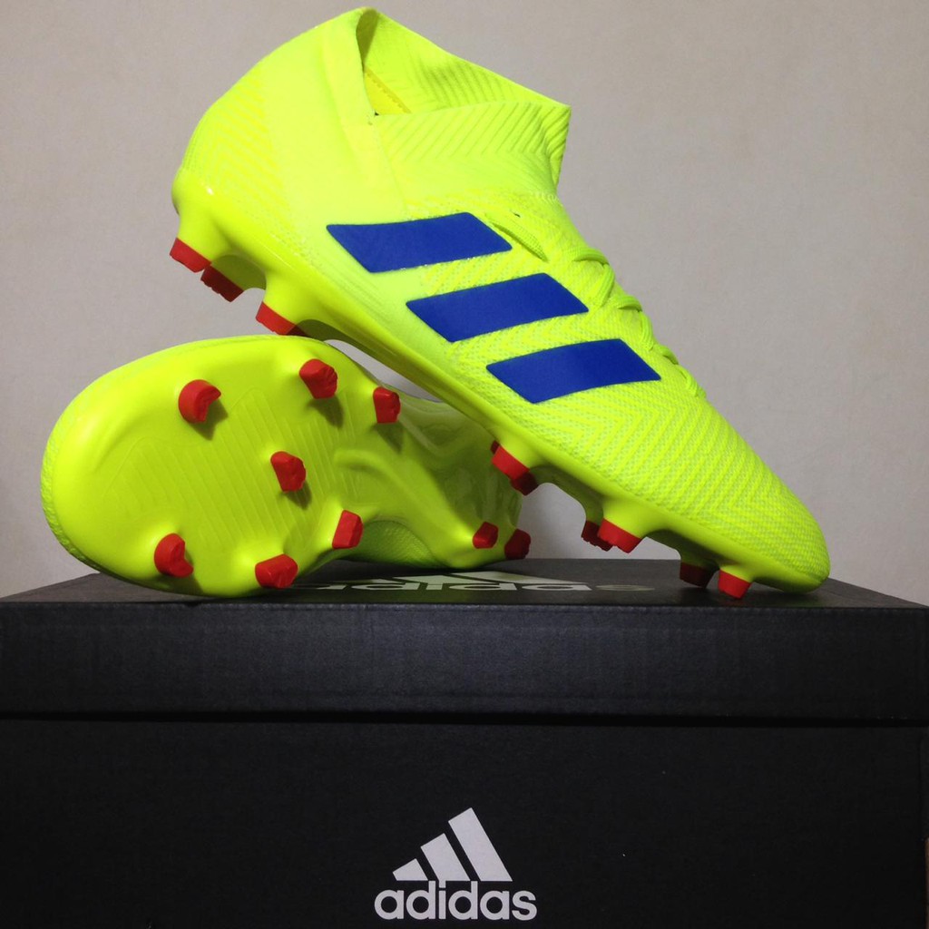 Sepatu Bola Adidas Nemeziz 18.3 FG Solar Yellow BB9438 Original BNIB