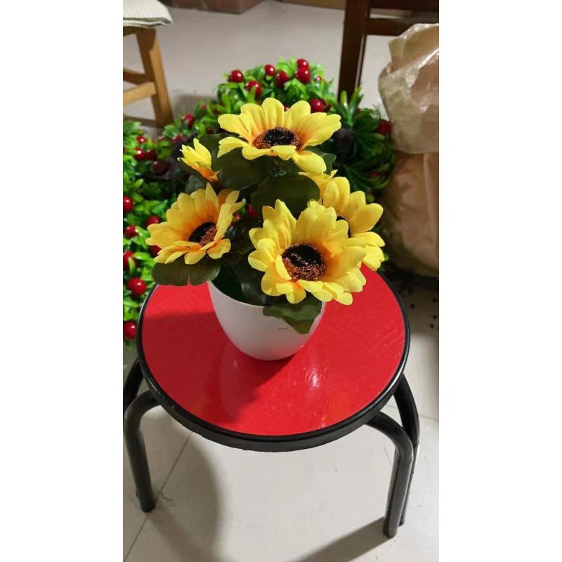 BG / COD / BUNGA / BUNGA HIAS / BUNGA PLASTIK / BUNGA HIAS PLASTIK / BUNGA MATAHARI / PBP34-1