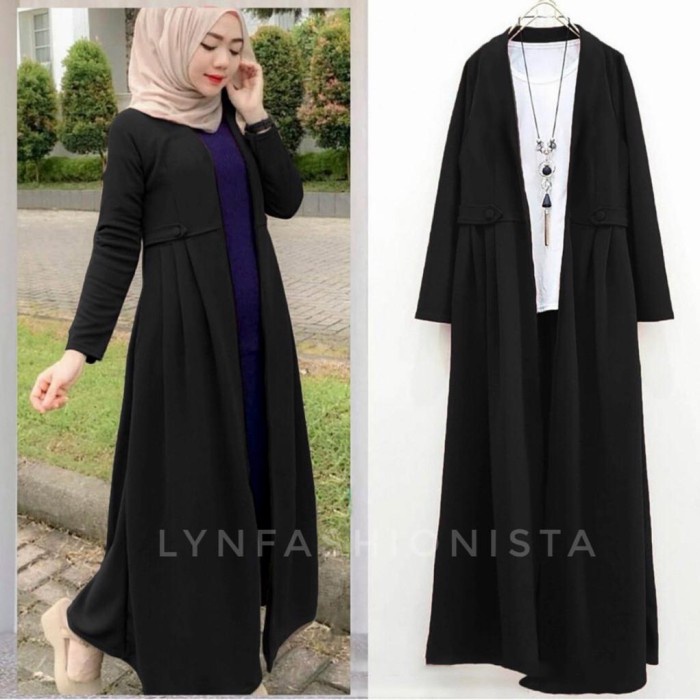 Hi Girl's  LONG CARDIGAN WANITA LENGAN PANJANG/ VIKA OUTER/BLEZER GAMIS TEBAL  High Quality