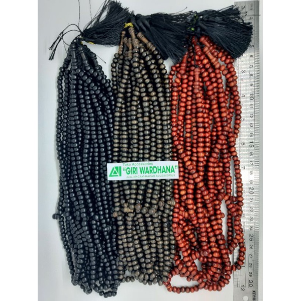 Tasbih Kayu 20 Pcs PANJANG KECIL 99 Butir Ukm Grosir