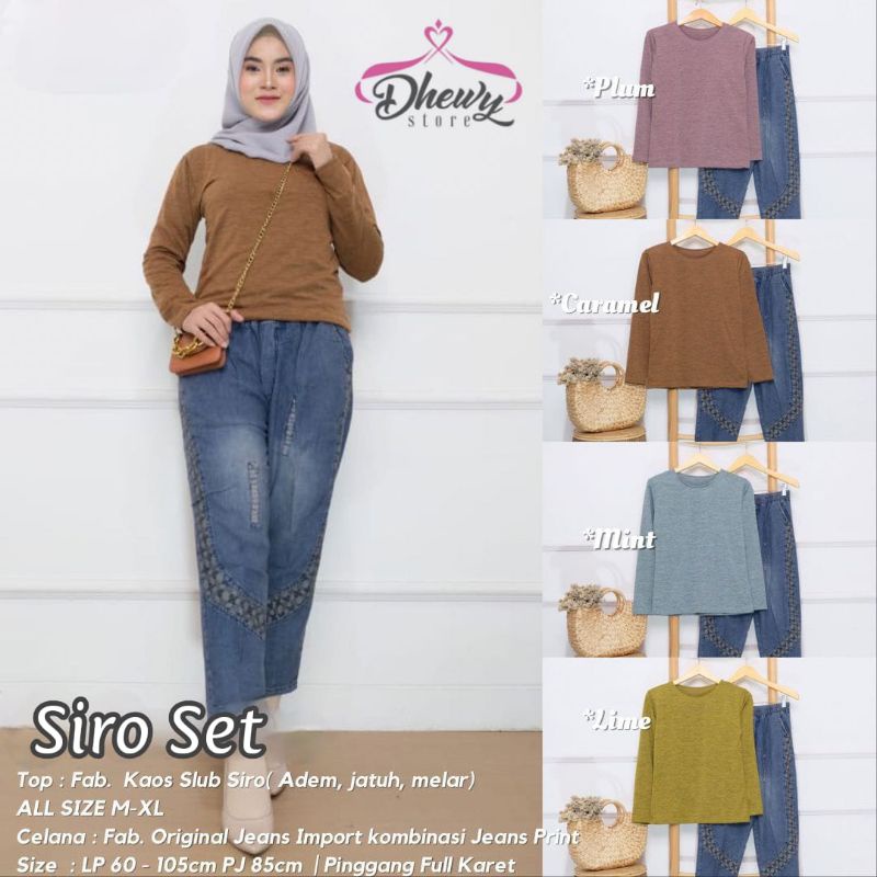 New Siro Set (Atasan + Celana) By Dhewy Store
