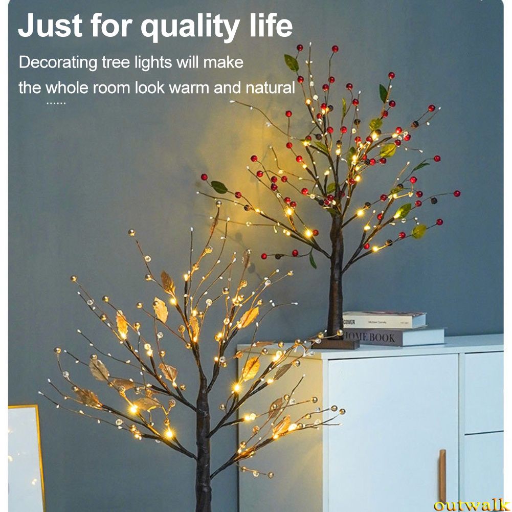 Lampu Led Bentuk Pohon Natal Untuk Dekorasi Rumah