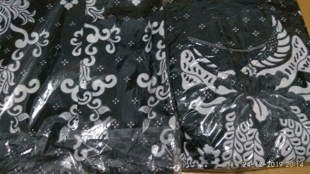 Batik Couple Katun Pria Wanita Gamis Ld 104 - 110 Terbaru 002