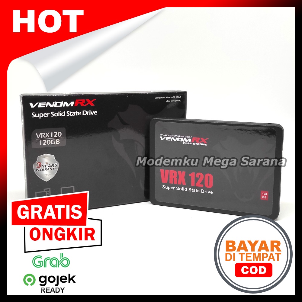 SSD VENOM VENOMRX 120GB VRX120 HDD 120 GB - Pengganti Hardisk