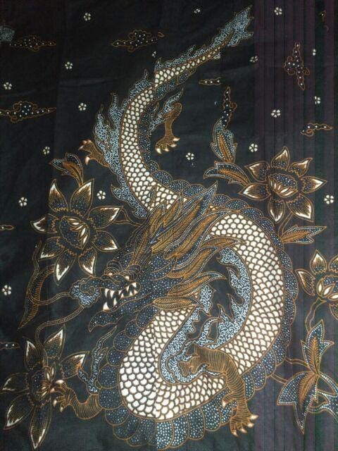 [ Bisa Cod ] Kemeja Batik Atasan Pria Motif Naga Lengan Panjang || M,l,dan Xl || Ter Murah