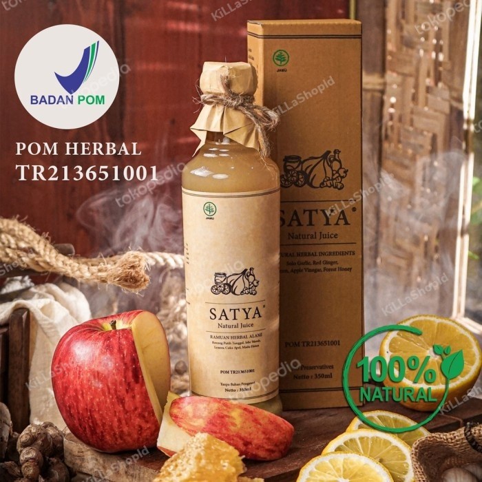 

**READY** SATYA HEALTHY JUICE 350 ML (POM TR213651001) (BERKUALITAS)