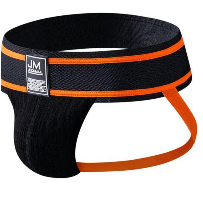 Big Belt Jockstrap - Jock Strap 5 Colors Jockmail Celana Dalam Pria - Putih, M