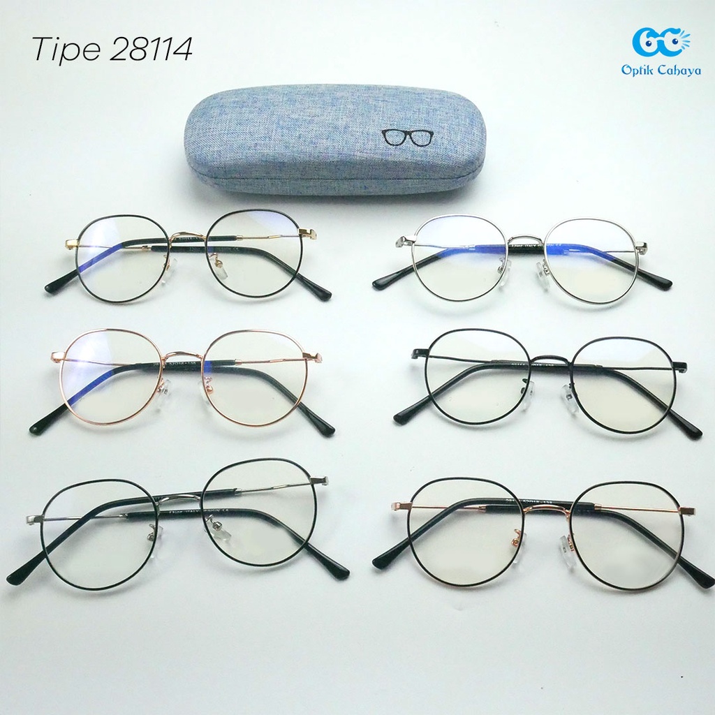 Frame Kacamata Wanita Minus Antiradiasi Photocromic 28114