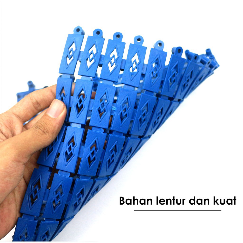 PROMO KARPET KAMAR MANDI POLKADOT BATHROOM 25 CM KESET ALAS KAKI ANTI LICIN ANTI SLIP LANTAI COD