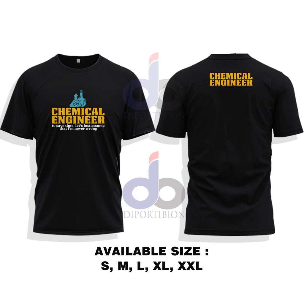 KAOS DISTRO CHEMICAL ENGINEERING LENGAN PENDEK / KAOS CHEMICAL ENGINER