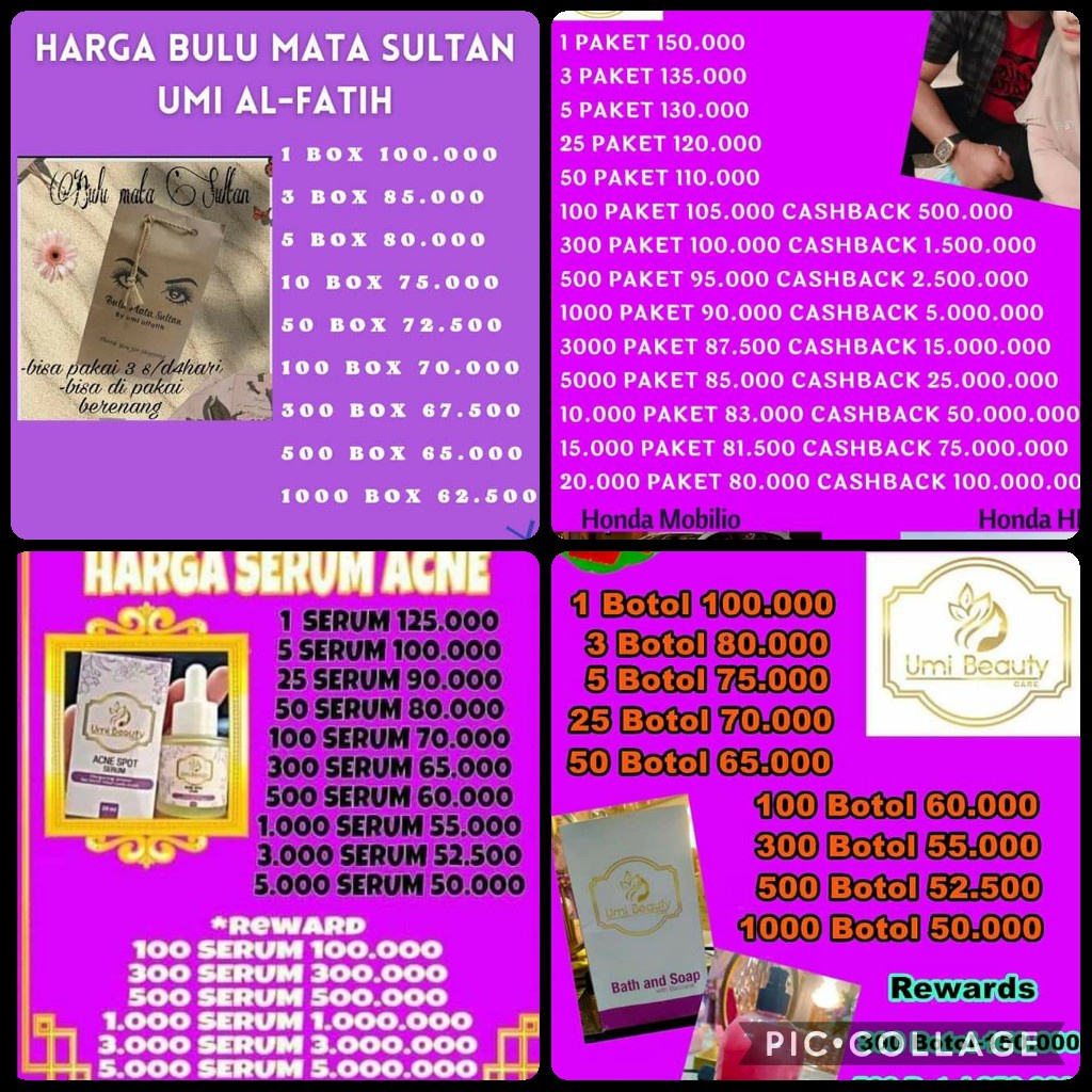 CREAM,TONER & SOAP ECER UBC ORI