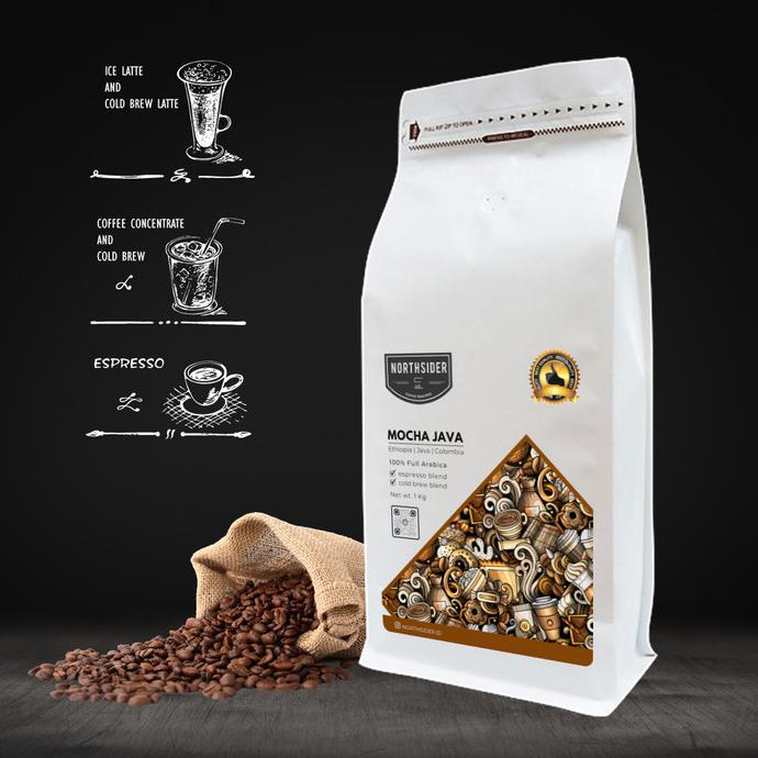 

[COD] KOPI BIJI COLD BREW/ESPRESSO BLEND MOCHA JAVA - 1KG NORTHSIDER COFFEE [COD]