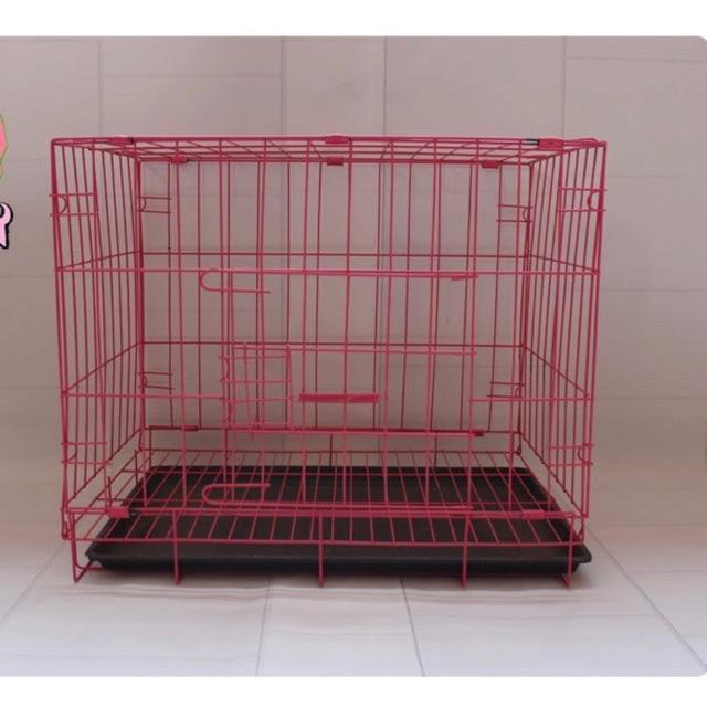 Kandang Besi Lipat Ukuran 60 x 42 x 50 Untuk Anjing dan Kucing-8