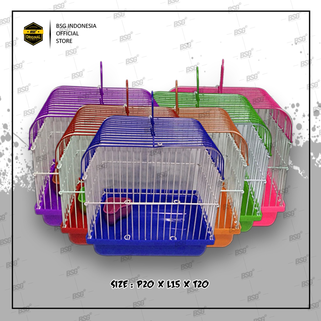 Travel Cage Mini - Tas Kandang Untulan - Burung - Sugar Glider - Hamster - Kelinci - Landak Dll-Kandang Saja