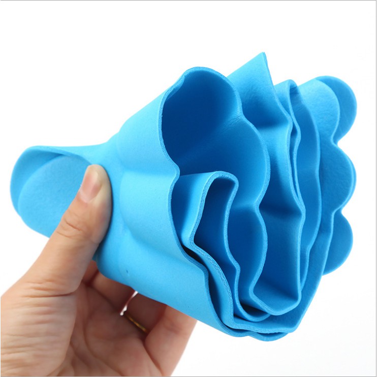 Topi Mandi Keramas Anak & Bayi Kancing Tutup Kuping Baby Shower Hat-4