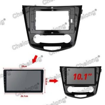 Frame XTrail 10 inch Head Unit Android XTrail 2500cc / 2000cc